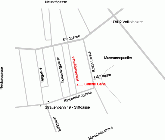 Galerie Gans, Kirchberggasse 4, Wien 7